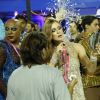 Marina Ruy Barbosa grava Carnaval da novela 'Império' na Sapucaí