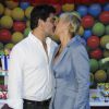 Xuxa e Junno Andrade assumiram publicamente o namoro durante um Carnaval