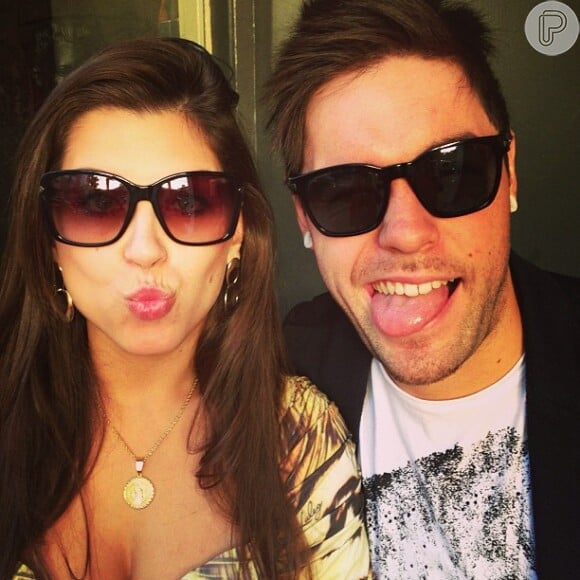 Nasser e Andressa não se cansam de publicar fotos no Instagram mostrando o quanto estão felizes