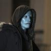 O ator Jamie Foxx, pintado de azul, encarna o personagem Electro na filmagem de 'O Espetacular Homem-Aranha 2' na Times Square, em Nova York, nos EUA, em 16 de abril de 2013