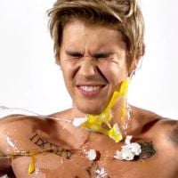 Justin Bieber sofre ataque de ovos em comercial de programa de humor