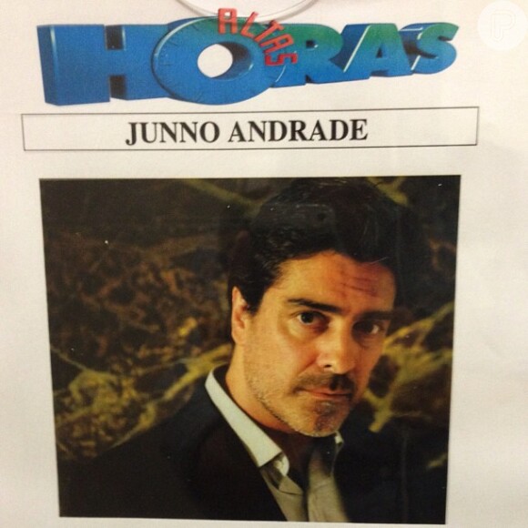 Junno Andrade participa do programa 'Altas Horas', em 18 de abril de 2013