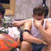 Cézar caiu no choro ao perder mais uma prova no 'Big Brother Brasil 15'