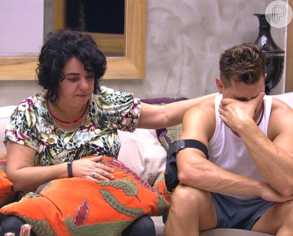 Cézar caiu no choro ao perder mais uma prova no 'Big Brother Brasil 15'