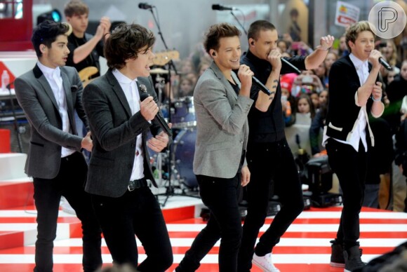 British singing group One Direction performs on NBC's 'Today' at Rockefeller Plaza in New York City, NY, USA, on November 13, 2012. Photo by Dennis Van Tine/ABACAPRESS.COM14/11/2012 - New York Cty