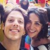 Fábio Porchat e Juliana Videla curtiram juntos jogos da Copa do Mundo