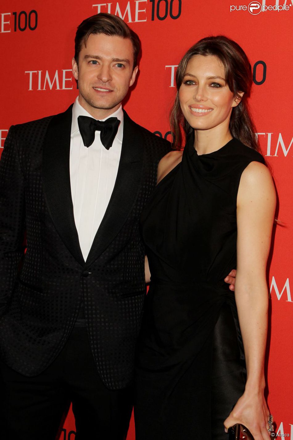 Justin Timberlake e Jessica Biel participaram da festa da revista &#039;Time&#039;, em Nova York, em 23 de abril de 2013