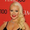 Christina Aguilera aparece mais magra na festa da revista 'Time', em Nova York, em 23 de abril de 2013