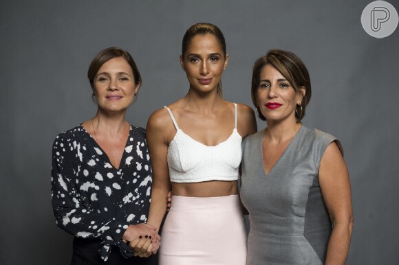 Gloria Pires, Adriana Esteves e Camila Pitanga forma o trio protagonista de da novela 'Babilônia'