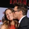 Robert Downey Jr. beija a mulher, Susan Downey
