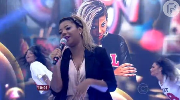 Ludmilla participou do programa 'Mais Você' nesta quinta-feira, 12 de março de 2015