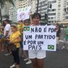 Solange Couto foi outra famosa que aderiu ao movimento anti-Dilma Rousseff