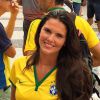 Daniella Sarahyba vestiu a camisa do Brasil e foi às ruas manifestar