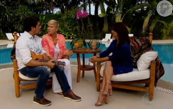Xuxa brincou ao falar do relacionamento com Junno Andrade: 'Ele saber fazer bem o que quero'