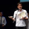 Marcelo Adnet recebeu o prêmio de Melhor Atração de Humor na TV pelo programa 'Tá no Ar' na entrega do Troféu da Associação Paulista dos Críticos de Arte