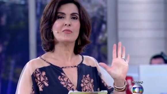 Fátima Bernardes não apresenta 'Encontro' por espinha no nariz: 'Sangrou muito'