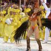 Viviane Araújo usou a mesma fantasia que desfilou pelo Salgueiro, no Carnaval do Rio