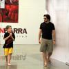 Murilo Benício vai a Shopping com o filho mais novo, Pietro