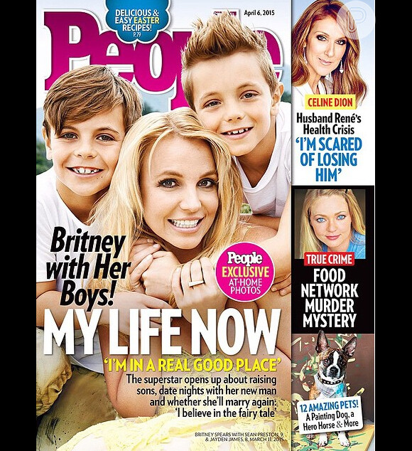 Britney Spears é a capa da revista 'People' e falou sobre o seu namorado, Charlie Ebersol, e dos filhos, Jayden e Sean