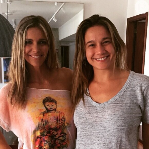 Fernanda Lima conversou com Fernanda Gentil no quadro 'Mamãe Gentil', exibido pelo 'Esporte Espetacular' neste domingo, 29 de março de 2013