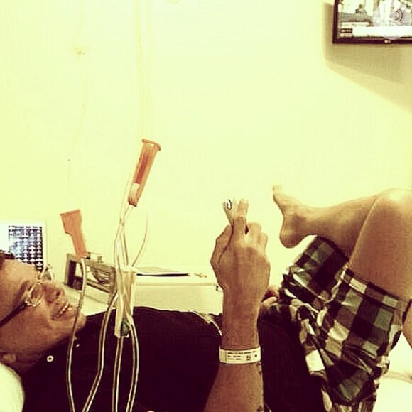 Dias antes de ser sedado, Netinha mantinha contato com os seus fãs através das redes sociais dando notícias sobre seu estado de saúde durante a internação no hospital
