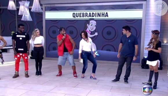 Fátima Bernardes se negou a dançar quadradinho, famosa coreografia do funk: 'Quadradinho não!'