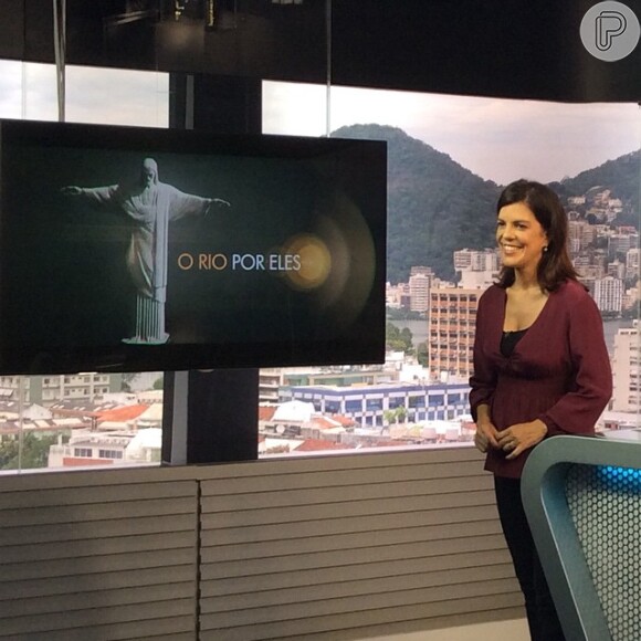 Mariana Gross é âncora do 'RJ TV'