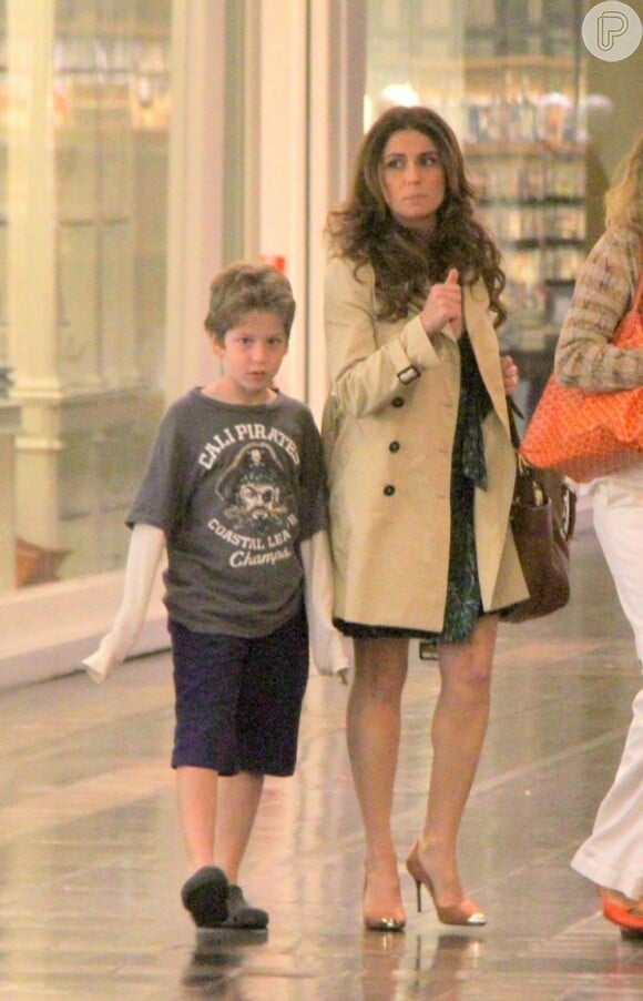 Giovanna Antonelli é mãe de Piero, de 7 anos, fruto do relacionamento com o ator Murilo Benício