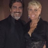 Xuxa vai à festa de emissora argentina com o namorado, Junno Andrade: 'Feliz'