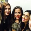 Anitta é tietada pelas ex-BBBs Amanda e Tamires após show em São Paulo