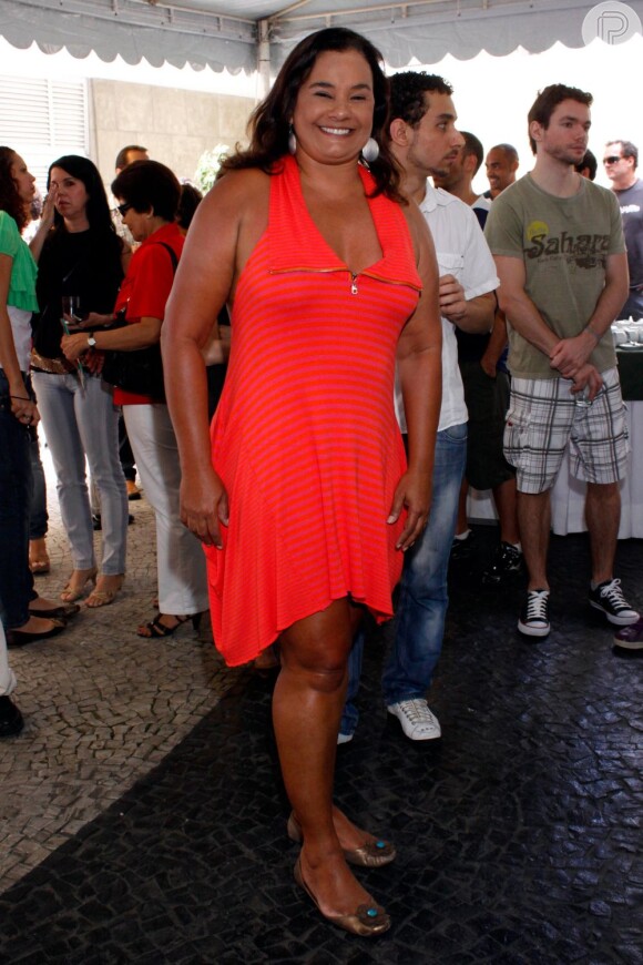 Solange Couto posa antes de engravidar de Benjamin, em 2010