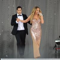 Mariah Carey é traída pelo vestido durante apresentação ao vivo na televisão