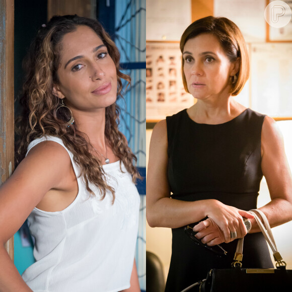 Inês (Adriana Esteves) vai propor uma aliança a Regina (Camila Pitanga) contra Beatriz (Gloria Pires) na novela 'Babilônia', em maio de 2015
