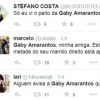 Gaby Amarantos exibe seios na TV e seguidores no Twitter repercutem: 'Metade do mamilo está aparecendo'