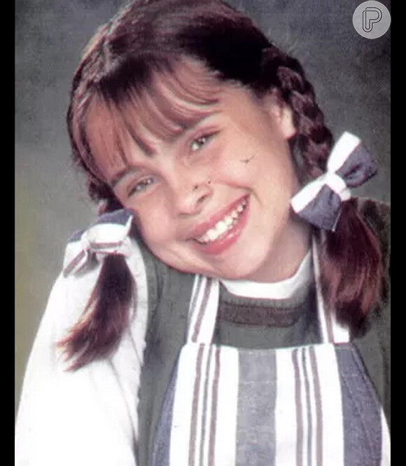 Ainda criança, Gisele Frade fez sucesso em 'Chiquititas' (1997), interpretando a vilãzinha Bia