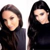 Claudia Leitte postou uma montagem em seu Instagram se comparando à socialite Kim Kardashian. 'Tô amando fazer a Kim'