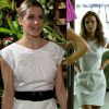 Celina (Leona Cavalli) saiu para fazer compras na novela 'A Vida da Gente' e experimentou o vestido branco, mas acabou não comprando. A mesma peça foi usada por Natalie Lamour (Deborah Secco) em um jantar na novela 'Insensato Coração'