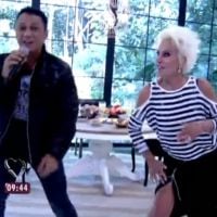 Ana Maria Braga requebra ao dançar funk com MC Leozinho durante o 'Mais Você'
