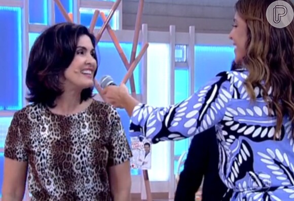 Fátima Bernardes relembrou que cantou com Ivete Sangalo: 'Não ia deixar no vácuo'