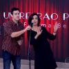 Fátima Bernardes cantou e dançou 'Segura o Tchan' no 'Encontro' desta quarta-feira, 27 de maio de 2015