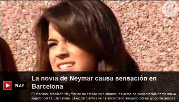 Bruna Marquezine: 'A namorada de Neymar causa sensação em Barcelona', diz a chamada do vídeo da 'ASTV'