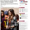 O jornal mexicano 'Excelsior' não ficou atrás: 'Bruna Marquezine, a bela namorada de Neymar, fascina a Espanha'