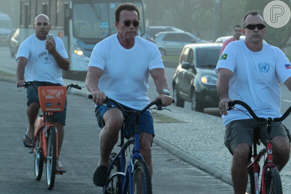 Desde 2013, Arnold Schwarzenegger vem ao país para divulgar sua feira internacional de nutrição esportiva, fitness e competições