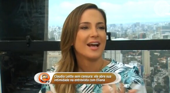 Claudia Leitte participou do 'Programa Eliana', neste domingo, 31 de maio de 2015