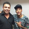 Ronaldo e Neymar gravaram o comercial para o site PokerStar, em Barcelona, nesta segunda, dia 1 de junho de 2015 