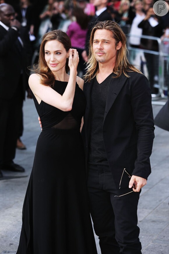 Brad Pitt e Angelina Jolie estão mais unidos do que nunca, e viajam pelo mundo para divulgar o novo filme do ator, 'Guerra dos Mundos Z'