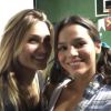 Bruna Marquezine e Sasha Meneghel se divertiram juntas em uma festa junina