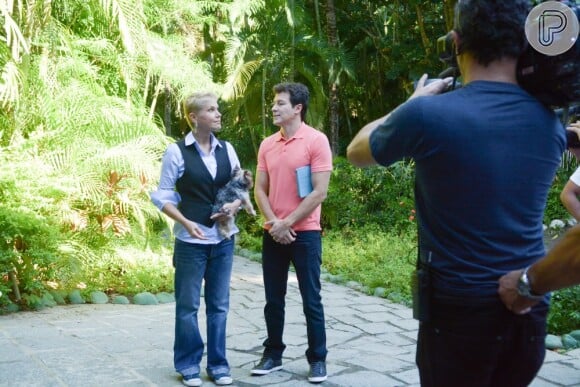 Xuxa foi entrevistada por Rodrigo Faro
