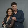 Fanny (Marieta Severo) e Anthony (Reynaldo Gianecchini) são amantes, na novela 'Verdades Secretas'