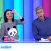 Otaviano Costa foi alertado por Monica Iozzi após arrotar no 'Vídeo Show': 'Você precisa parar com essa mania de almoçar azeitona'